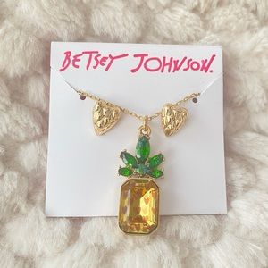 Betsey Johnson Pineapple Jewelry Set NWT